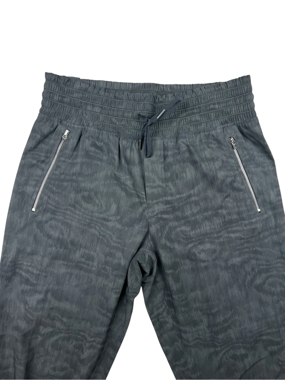 Athleta Camden Jogger Pants Womens 4 Printed Zip Pocket Lightweight Casual Dance